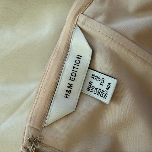 H&M Peach Strapless Maxi Dress with Silver Accents - Picture 5 of 5